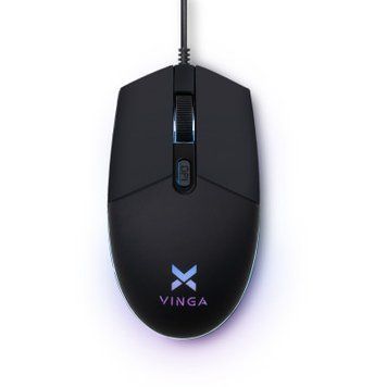 Мышь Vinga проводная игровая (MSG-100 Black) H00000177236 фото