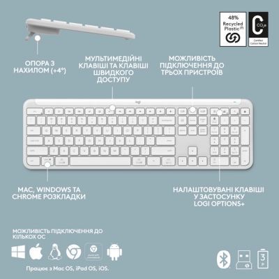 Клавиатура + мышь Logitech (920-012491) H00000457473 фото