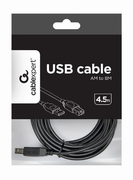 Кабель Cablexpert USB Type A - USB Type B 4.5 м USB 2.0 (CCP-USB2-AMBM-15) H00000180030 фото