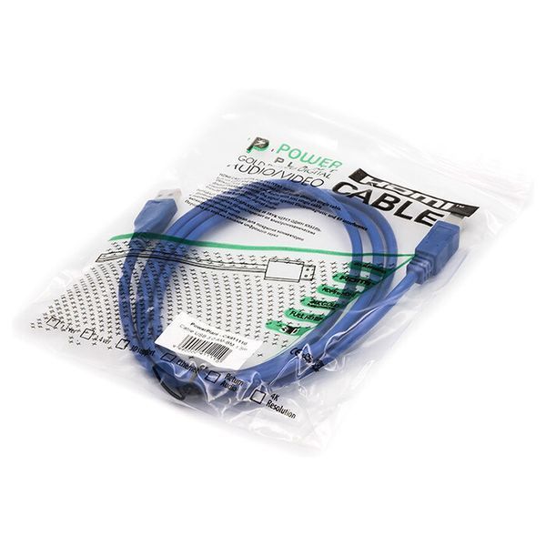 Кабель PowerPlant USB Type A - USB Type B 1.5 м USB 3.0 (USB 3.1 Gen 1) (CA911110) H00000179568 фото
