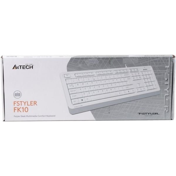 Клавиатура A4Tech проводная (FKS10 (White)) H00000166128 фото