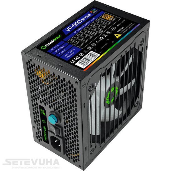 Блок живлення GameMax (VP-500-M-RGB) H00000041354 фото