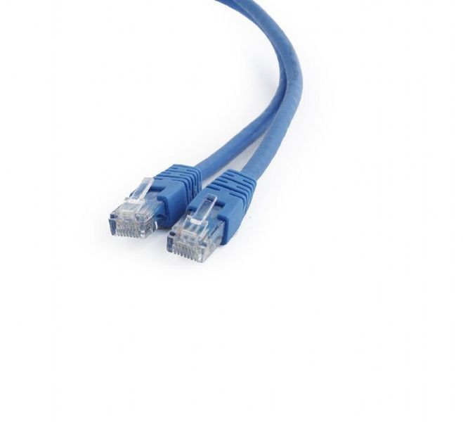 Патч-корд Cablexpert UTP Cat. 6 0.5 м PVC Синий (PP6U-0.5M/B) H00000100746 фото