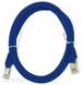 Патч корд L&W ELECTRONICAL S/FTP Cat. 6a 0.5 м PVC Синій (PC005-C6A-050BL) H00000014349 фото