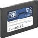 SSD диск Patriot P210 512ГБ SATA III 2.5" 3D NAND TLC (P210S512G25) H00000036958 фото 2