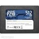 SSD диск Patriot P210 512ГБ SATA III 2.5" 3D NAND TLC (P210S512G25) H00000036958 фото 1
