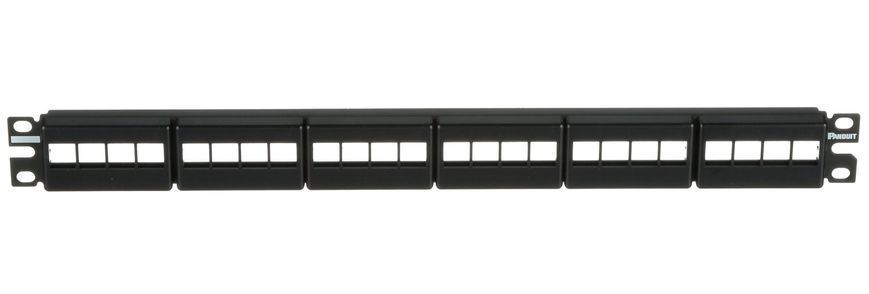 Патч-панель Panduit 1U набірна 24 порти UTP (NKFP24Y) H00000014222 фото