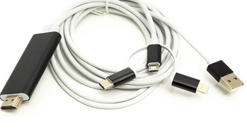 Кабель PowerPlant HDMI - USB Micro-B 5 Pin 1 м (CA911912) H00000106464 фото