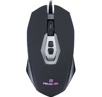 Мышь REAL-EL проводная игровая (EL123200029) H00000076727 фото
