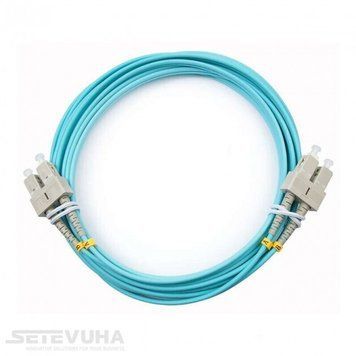 Патч-корд оптичний Adtek SC-SC UPC MM(OM3) Duplex 15м (UPC-15SCSC(MM)D(FW)) H00000014450 фото