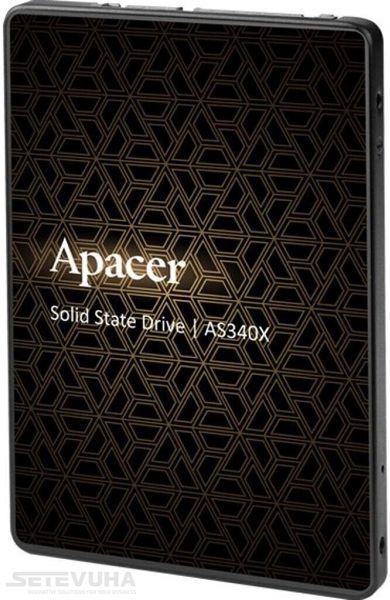 SSD диск Apacer AS340X 240ГБ SATA III 2.5" ЗD NAND (AP240GAS340XC-1) H00000043796 фото