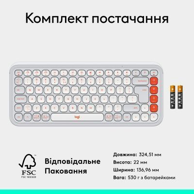 Клавиатура Logitech (920-013072) H00000457578 фото