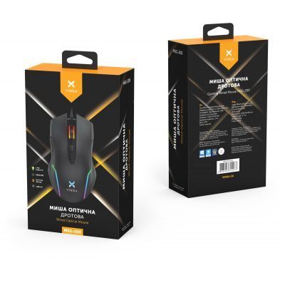 Мышь Vinga проводная игровая (MSG-200 Black) H00000177239 фото