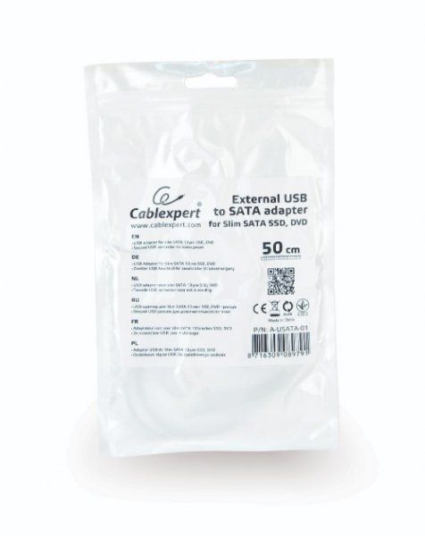 Адаптер-переходник Cablexpert (A-USATA-01) H00000445774 фото