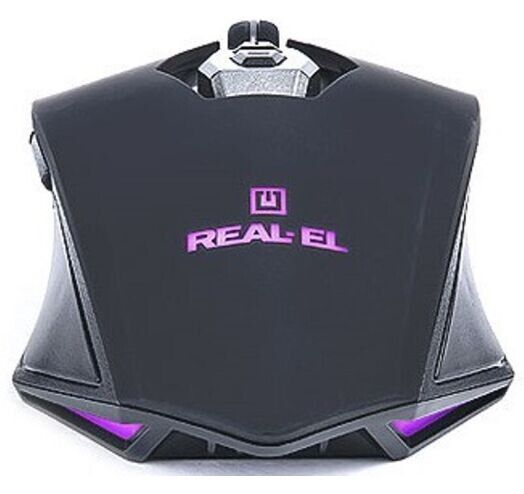 Мышь REAL-EL проводная игровая (EL123200029) H00000076727 фото