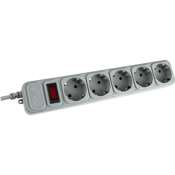 Сетевой фильтр Maxxter 1,8м 5-розеточный EU (SPM5-G-6G) H00000157784 фото