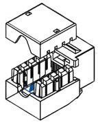 Модуль RJ-45 Premium Line Keystone Cat 5e (105111010) H00000003101 фото