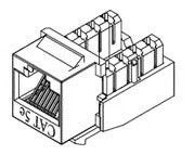 Модуль RJ-45 Premium Line Keystone Cat 5e (105111010) H00000003101 фото