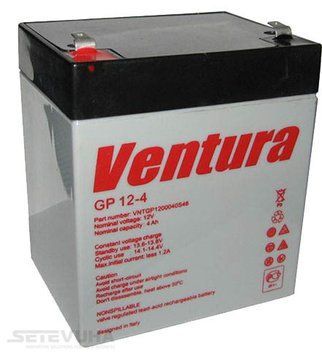 Акумуляторна батарея Ventura 4 Аг AGM 12 В (GP 12-4) H00000000245 фото