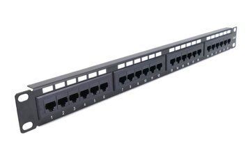 Патч-панель Hypernet 1U 24 порта UTP кат. 6 (PP-KUTP6-24-NM) H00000040976 фото