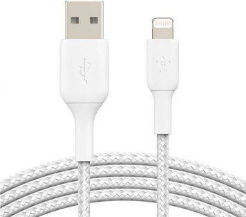 Кабель Belkin USB Type A - Apple Lightning 2 м (CAA002BT2MWH) H00000258557 фото