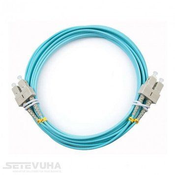 Патч-корд оптичний Adtek SC-SC UPC MM(OM3) Duplex 20м (UPC-20SCSC(MM)D(FW)) H00000014451 фото