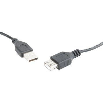 Кабель Cablexpert USB Type A - USB Type A 0.75 м USB 2.0 (CC-USB2-AMAF-75CM/300-BK) H00000179807 фото