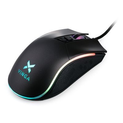 Мышь Vinga проводная игровая (MSG-201 Black) H00000177240 фото