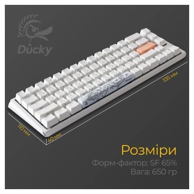 Клавиатура Ducky (DKON2167ST-BUAPXPWWWSC1) H00000497708 фото