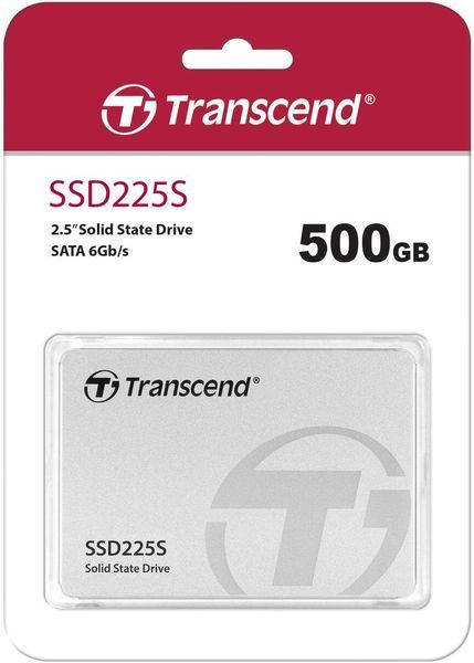 SSD диск Transcend 500ГБ SATA III 2.5" 3D NAND TLC (TS500GSSD225S) H00000341769 фото