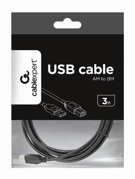 Кабель Cablexpert USB Type A - USB Type B 1.8 м USB 2.0 (CCP-USB2-AMBM-6) H00000412765 фото