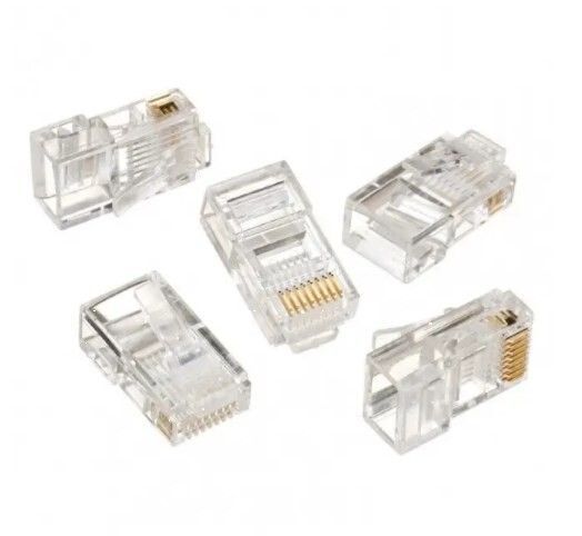 Конектор RJ-45 Cablexpert Cat 5e UTP (Не экранированный) 100 шт (LC-8P8C-001/100) H00000157727 фото
