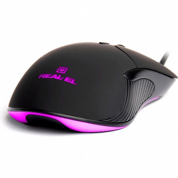 Мышь REAL-EL проводная игровая (EL123200031) H00000076729 фото
