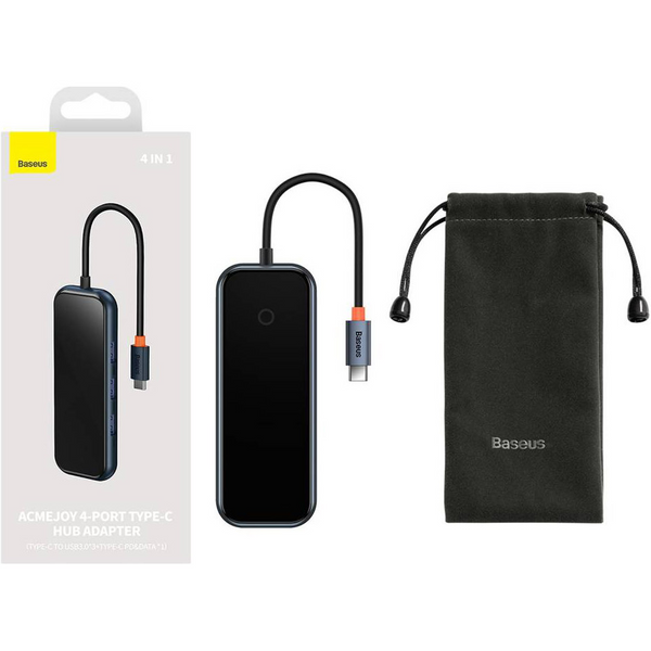 USB-хаб BASEUS USB Type C - 3 x USB Type A 1 x USB Type-C (WKJZ010013) H00000372938 фото