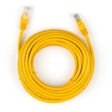 Патч корд Vinga UTP Cat. 5e 7 м PVC Жовтий (VCPPCCCS7Y) H00000203200 фото