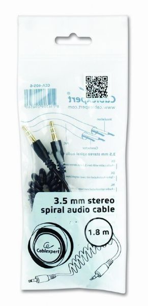 Кабель Cablexpert mini-jack 3.5 мм - mini-jack 3.5 мм 1.8 м (CCA-405-6) H00000179931 фото