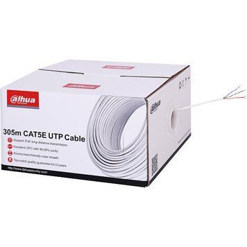 Кабель вита пара Dahua UTP Cat 5e PVC 4 х 2 х 0,45 (PFM920I-5EUN) H00000048292 фото