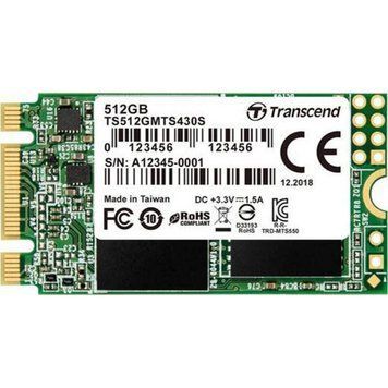 SSD диск Transcend MTS430S 512ГБ SATA III M.2 2242 3D NAND TLC (TS512GMTS430S) H00000061474 фото