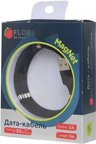 Кабель Florence USB Type A - Micro-USB 1 м USB 2.0 (FL-2202-KM) H00000184646 фото
