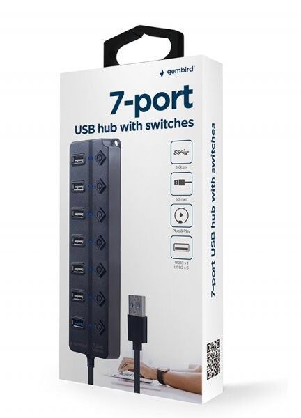 USB-хаб Gembird (UHB-U3P1U2P6P-01) H00000339790 фото