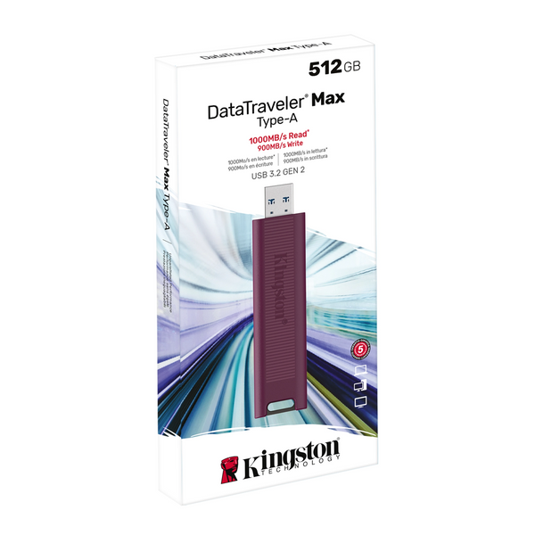 Флеш память USB Kingston DataTraveler Max 512ГБ USB 3.2 (DTMAXA/512GB) H00000261398 фото
