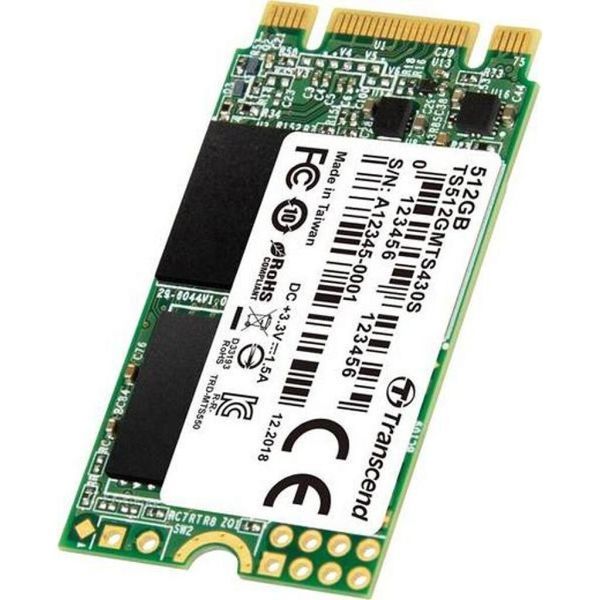 SSD диск Transcend MTS430S 512ГБ SATA III M.2 2242 3D NAND TLC (TS512GMTS430S) H00000061474 фото