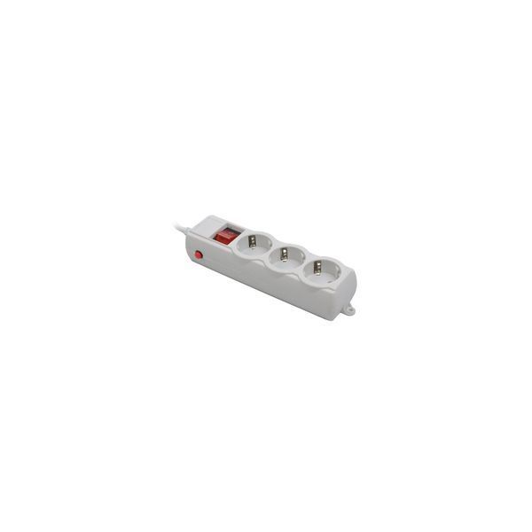 Удлинитель Gembird 1,8м 3-розеточный EU (SPG3-G-6G-PRO) H00000323682 фото