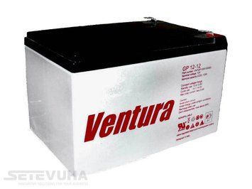 Акумуляторна батарея Ventura 12 Аг AGM 12 В (GP 12-12) H00000029755 фото