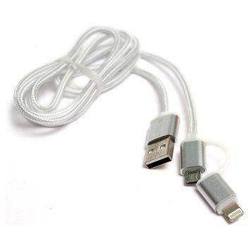 Кабель PowerPlant USB Type A - Micro-USB Apple Lightning 1 м USB 2.0 (KD00AS1290) H00000179678 фото