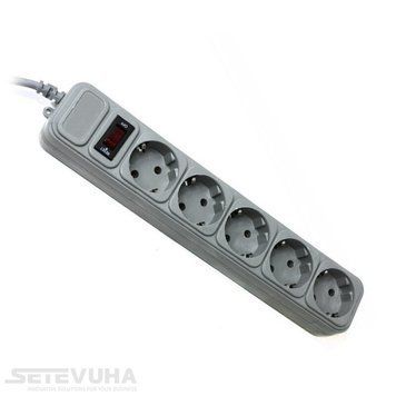Сетевой фильтр Gembird 4.5м 5-розеточный EU (SPG5-G-15G) H00000023329 фото