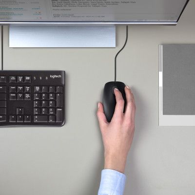 Миша Logitech B110 Silent дротова (910-005508) H00000037344 фото