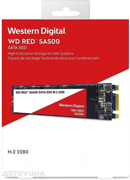 SSD диск WD WD Red SA500 500 ГБ SATA III M.2 2280 3D NAND TLC (WDS500G1R0B) H00000032493 фото