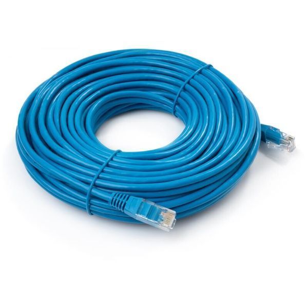 Патч корд Vinga UTP Cat. 5e 20 м PVC Синій (VCPPCC20B) H00000159125 фото
