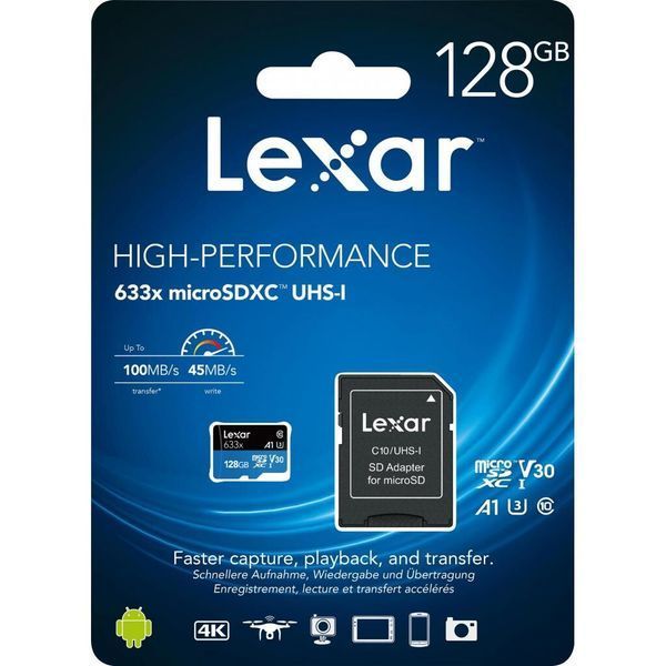 Карта пам'яті Lexar microSDXC 128ГБ (LSDMI128BB633A) H00000064248 фото